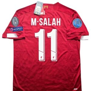 Liverpool Salah Jersey Red 2019 Men Size